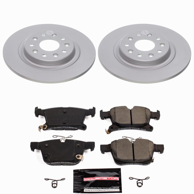Power Stop 20-25 Chrysler Pacifica Rear Z23 Coated Brake Kit Brake Kits - Performance D&S PowerStop