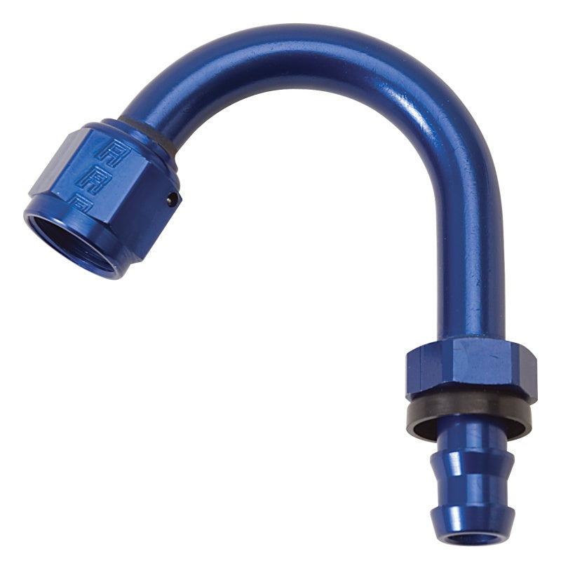 Russell Performance -6 AN Twist-Lok 120 Degree Hose End (9/16in Radius) Fittings Russell