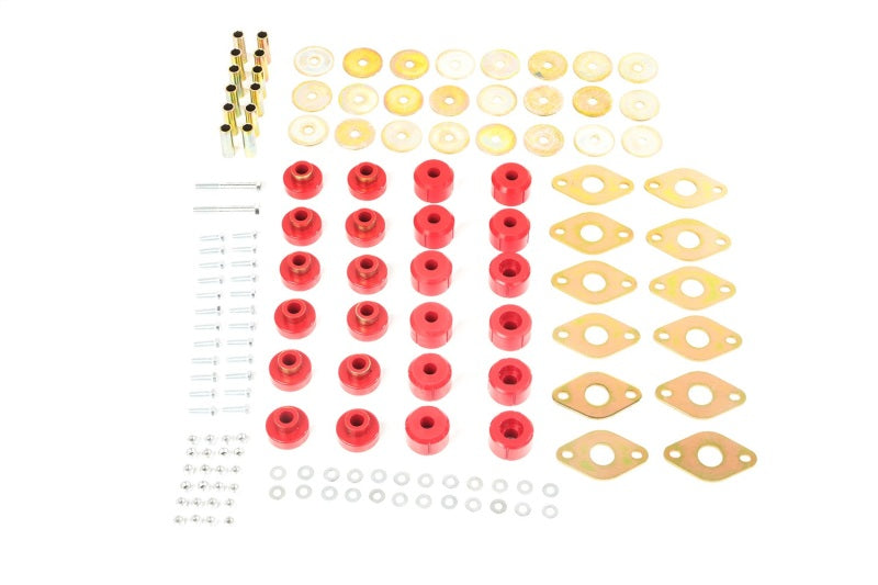 Rugged Ridge Body Mount Kit Poly 12 bushing 07-18 Jeep Wrangler JKU Body Side Moldings Rugged Ridge