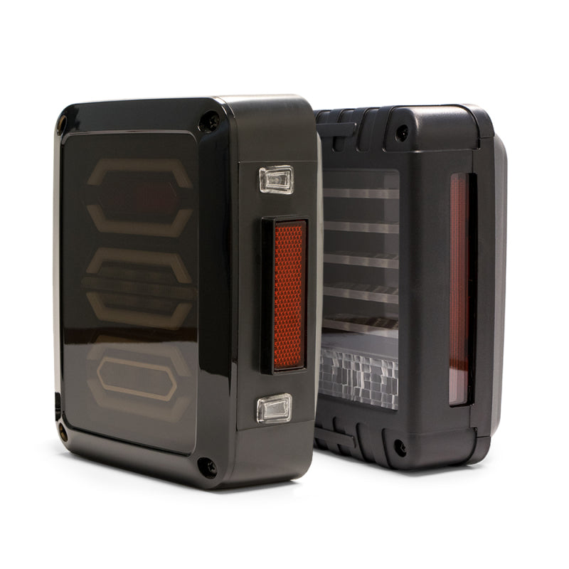 DV8 Offroad 07-18 Jeep Wrangler JK Octagon LED Tail Light Tail Lights DV8 Offroad
