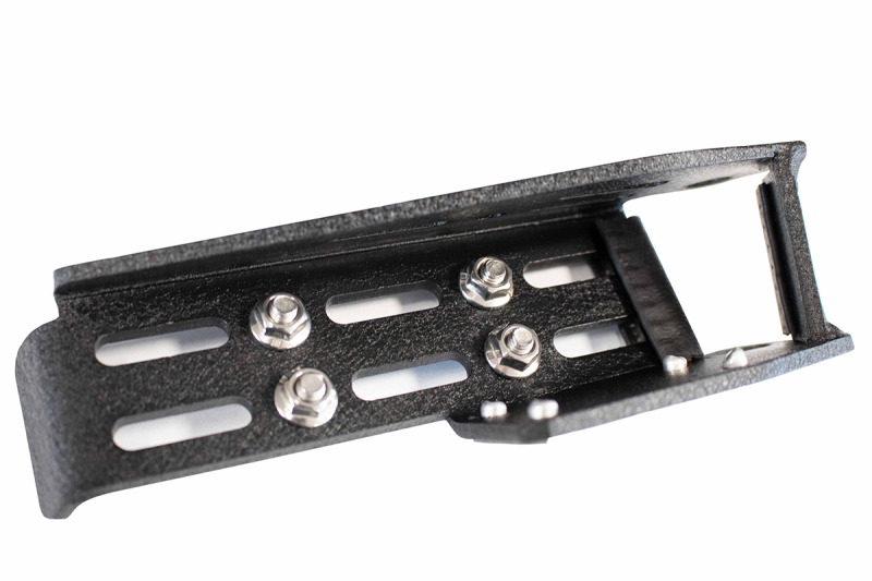 Fishbone Offroad 2007+ Jeep Wrangler/Gladiator Steel - Black Foot Peg Set Steps Fishbone Offroad