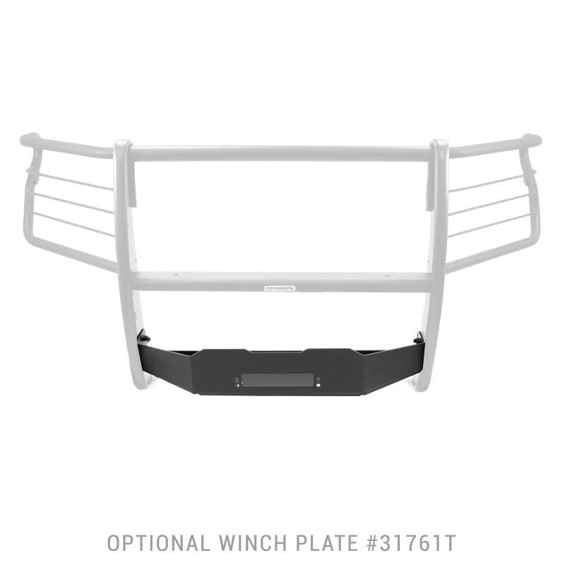 Go Rhino 19-20 Chevrolet Silverado 1500 3000 Extreme Series StepGuard - Textured Black Grille Guards Go Rhino