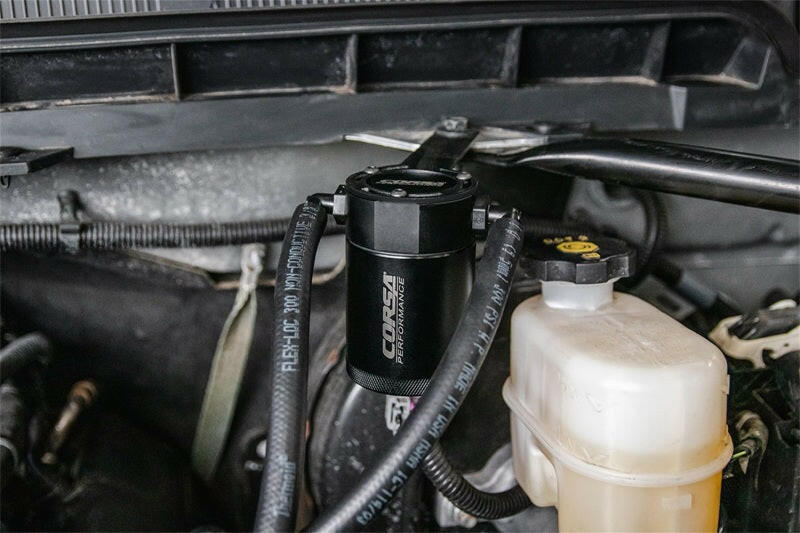 Corsa 14-19 GM Silverado/Sierra (15-20) Tahoe/Yukon/Suburban/Yukon XL/Escalade (5.3L V8) Catch Can Oil Catch Cans CORSA Performance