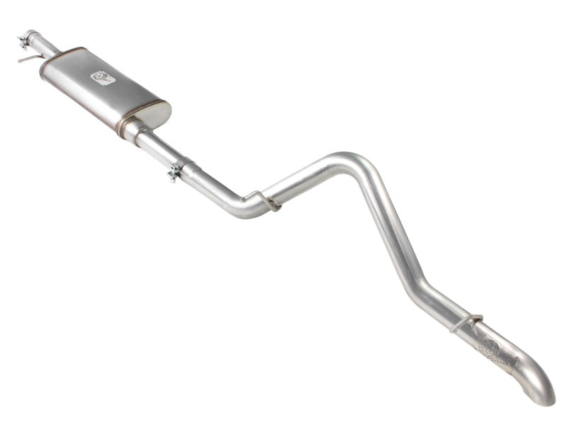 aFe MACHForce XP Exhaust Cat-Back 3in SS-409 Hi-Tuck inRBin 12-14 Jeep Wrangler Unlimited V6 4Dr Catback aFe