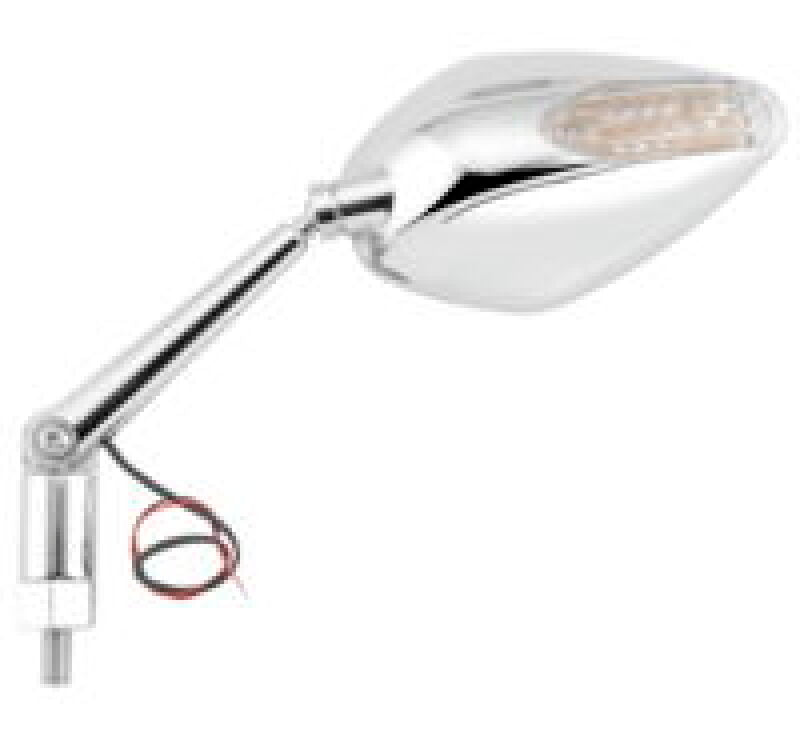 BikeMaster Mirror Candydrop Std Bike w/ Turn Signal Misc Powersports BikeMaster