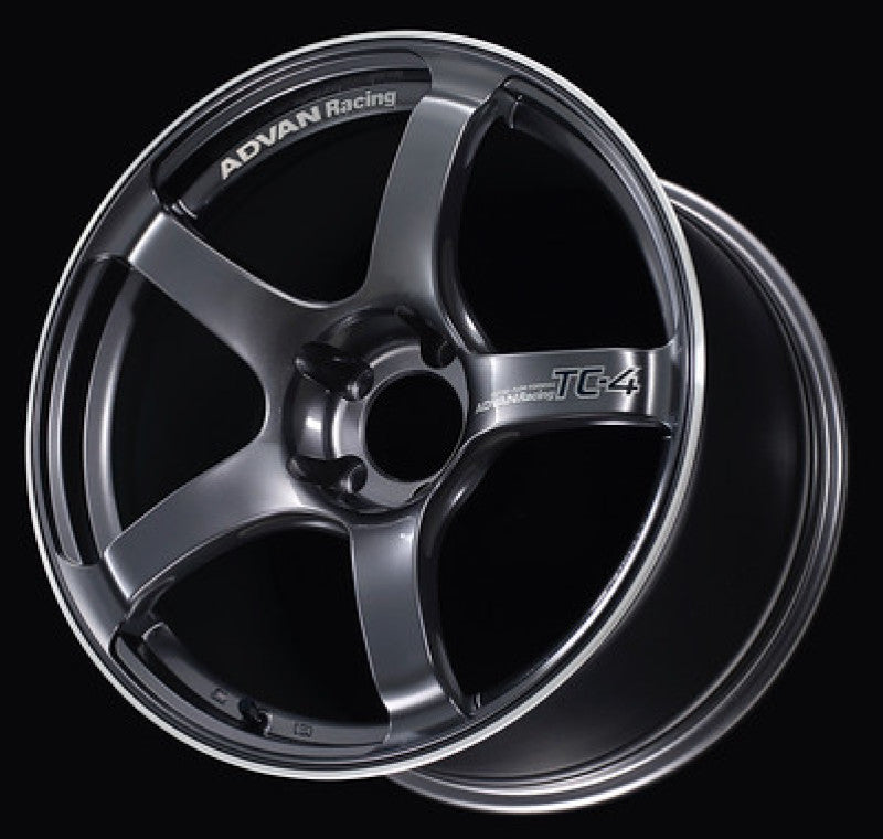 Advan TC4 17x7.5 +40 4x100 Racing Gunmetallic and Ring Wheel Wheels - Cast Advan