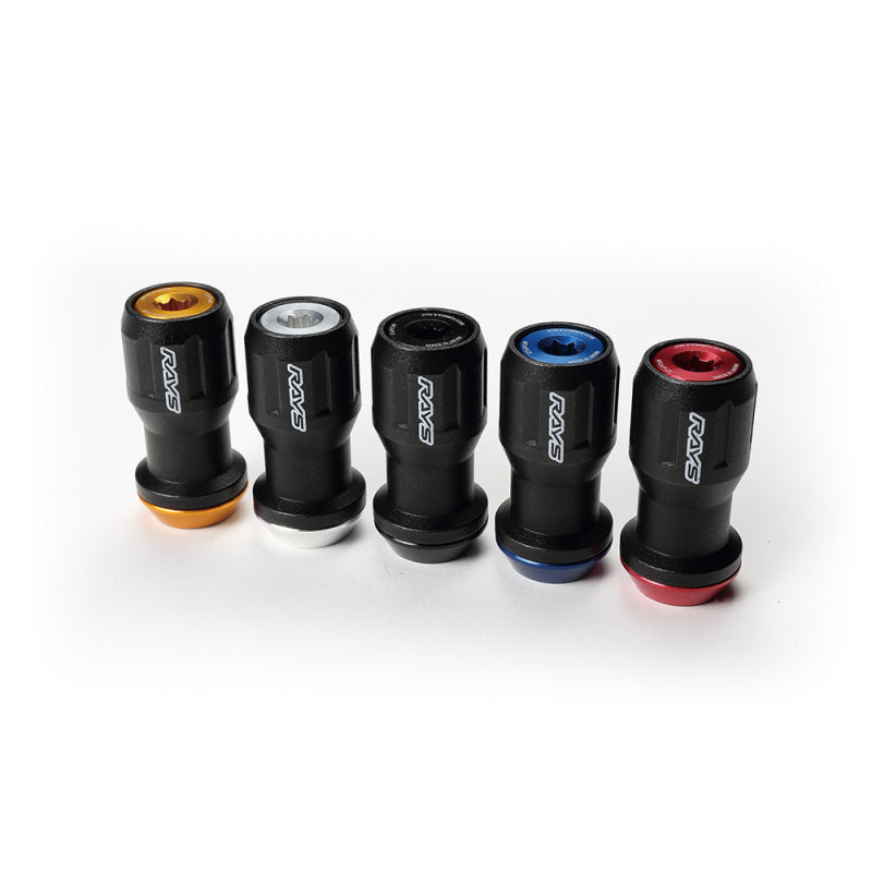Rays 14x1.50 Formula FN-II Lug Nut Set 20 Special Lugs - Red/Black Lug Nuts Rays