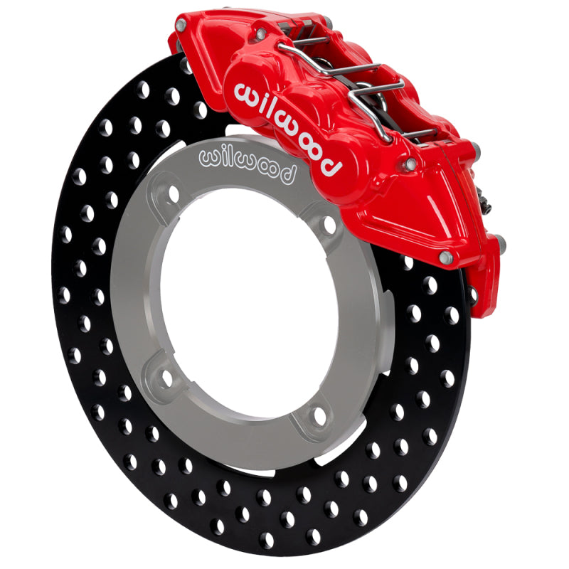 Wilwood 19-22 Honda Talon 1000 Red 6-Piston Front Kit 11.25in - Drilled Rotors Brake Kits - Performance Drill Wilwood
