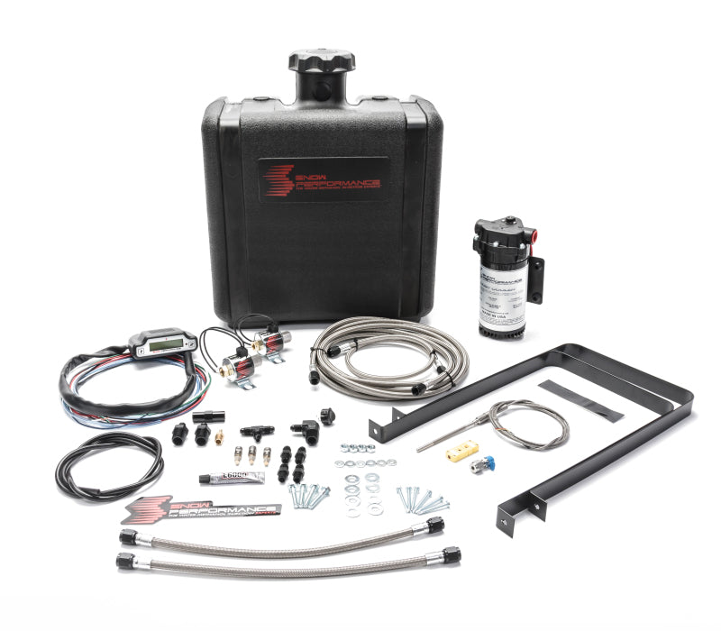 Snow Performance Chevy/GMC Stg 3 Boost Cooler Water Injection Kit (SS Braided Line 4AN Fittings) Water Meth Kits Snow Performance