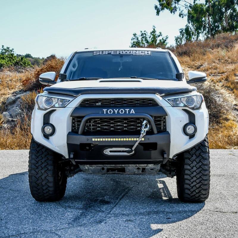 Westin 14-20 Toyota 4Runner Pro-Series Bumper Round Bull Bar - Textured Black Bumpers - Steel Westin