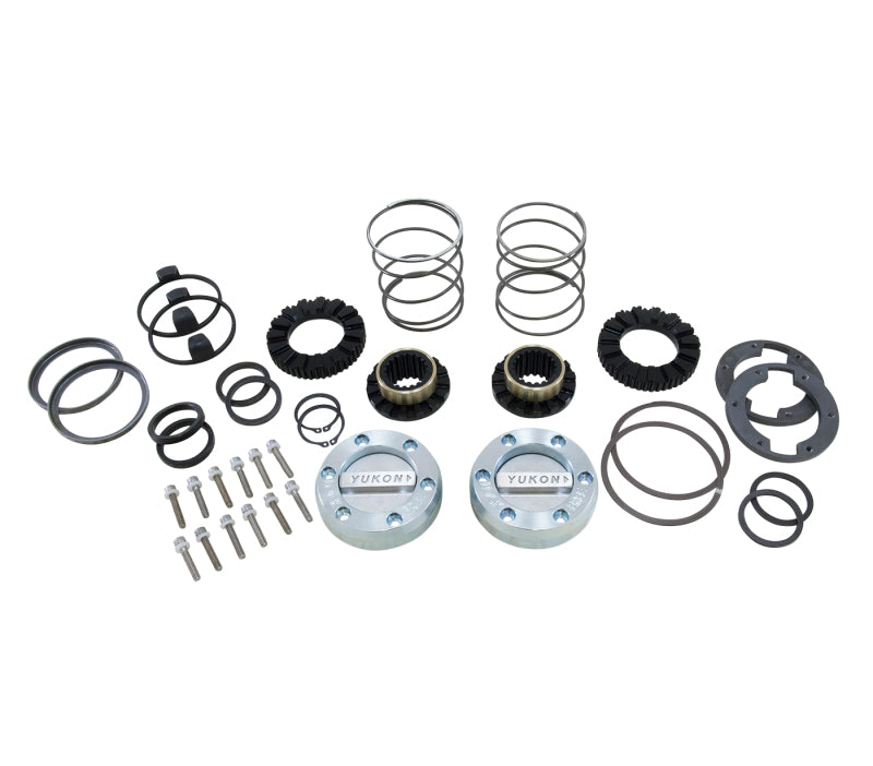 Yukon Gear Hardcore Locking Hub Set For GM 8.5in Front & Dana 44 / 19 Spline Differential Install Kits Yukon Gear & Axle