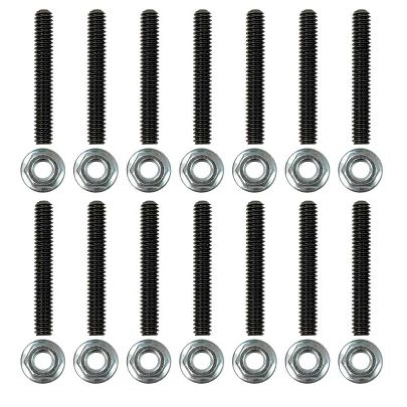Moroso Chevrolet Big Block Fabricated Valve Covers Broached Stud Kit (Non-Serrated Flange Nuts) Fittings Moroso