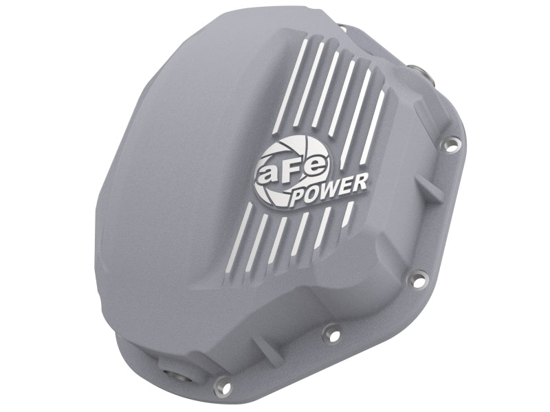 aFe Rear Differential Cover (Raw; Street Series); Dodge Diesel Trucks 94-02 L6-5.9L (td) Diff Covers aFe