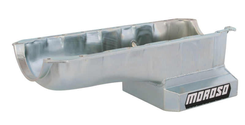 Moroso Chevrolet Big Block Mark IV Kicked Out Wet Sump 6qt 8in Steel Oil Pan Oil Pans Moroso