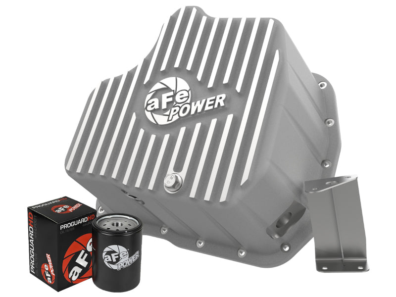 aFe Street Series Deep Engine Oil Pan 01-10 GM Duramax V8-6.6L (td) Diff Covers aFe