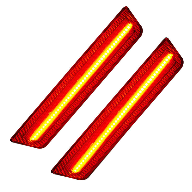 Oracle 11-14 Dodge Charger Concept Sidemarker Set (Rear Only) - Clear - No Paint Light Strip LED ORACLE Lighting