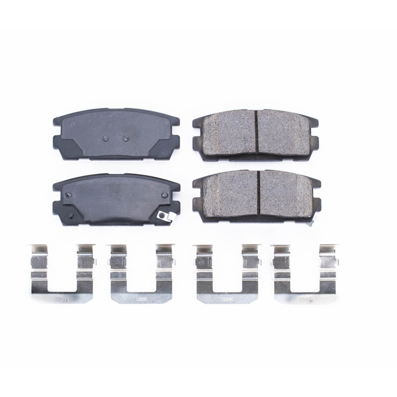 Power Stop 12-15 Chevrolet Captiva Sport Rear Z17 Evolution Ceramic Brake Pads w/Hardware Brake Pads - OE PowerStop