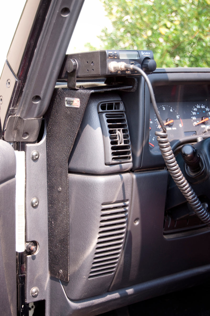 Rugged Ridge CB Radio Dash Mount 97-06 Jeep TJ LJ Jeep Wrangler Interior Lighting Rugged Ridge