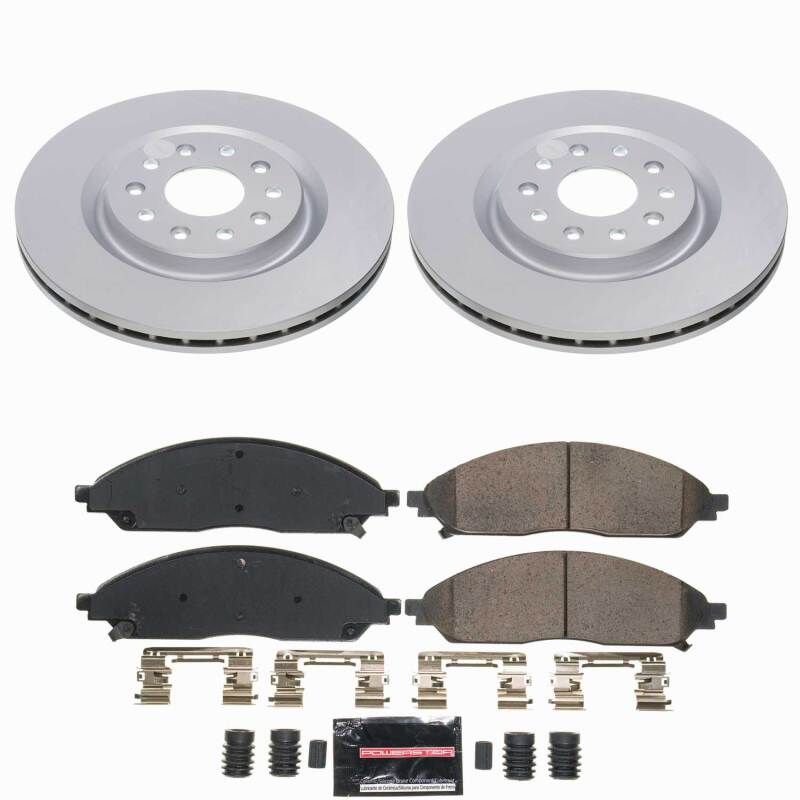 Power Stop 20-25 Chrysler Pacifica Front Z23 Coated Brake Kit Brake Kits - Performance D&S PowerStop