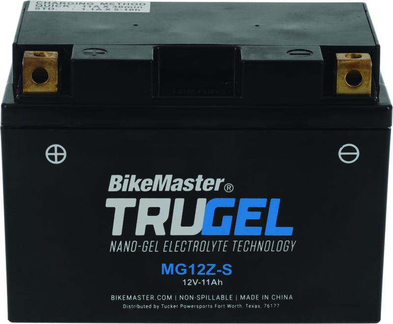 BikeMaster TruGel Battery - MG12Z-S Batteries BikeMaster