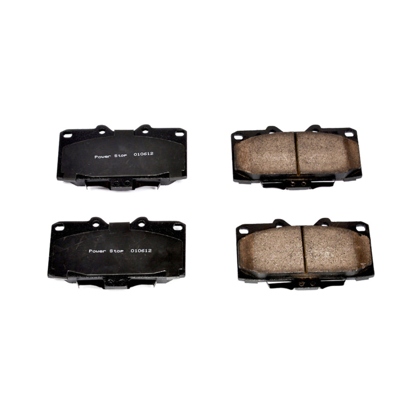 Power Stop 89-96 Nissan 300ZX Front Z16 Evolution Ceramic Brake Pads Brake Pads - OE PowerStop