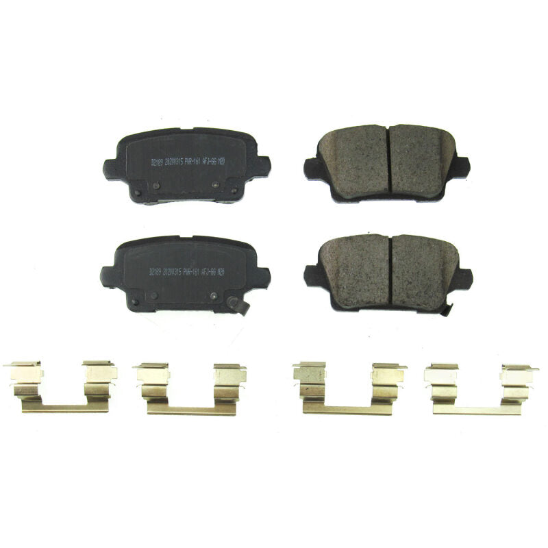 Power Stop 2019 Buick Regal Sportback Rear Z17 Evolution Ceramic Brake Pads w/Hardware Brake Pads - OE PowerStop
