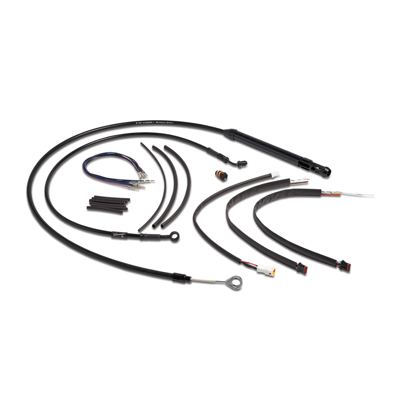 Burly Brand Control Kit 14in Gorilla - Black Throttle Cable Burly Brand