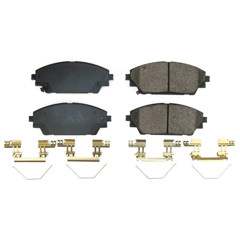 Power Stop 20-21 Mazda CX-30 Front Z17 Evo Ceramic Brake Pads w/Hardware Brake Pads - OE PowerStop