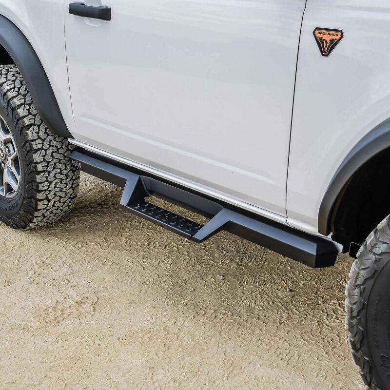 Westin/HDX 2021+ Ford Bronco (2-Door) Drop Nerf Step Bars - Textured Black Nerf Bars Westin