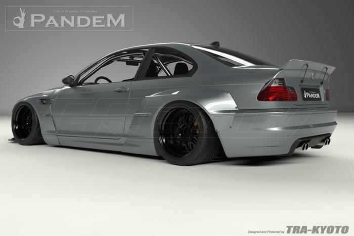 GReddy 99-06 BMW E46 Coupe Pandem Wide Body Rear Fenders (SPECIAL ORDER) Body Kits GReddy