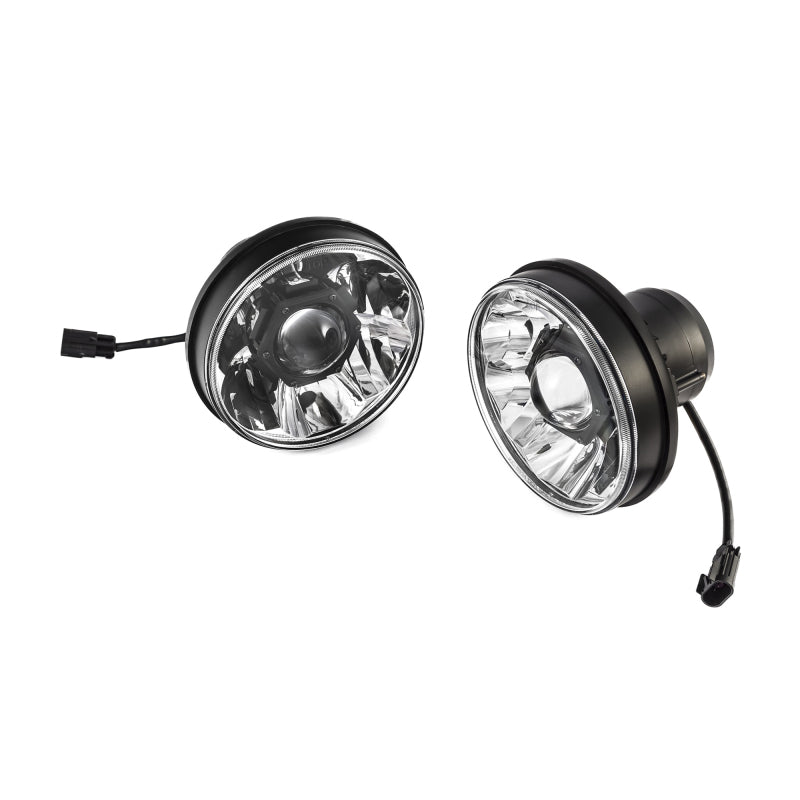 KC HiLiTES 18-20 Jeep JL/JT 7in. Gravity LED Pro DOT Approved Replac. Headlight (Pair Pack Sys) Headlights KC HiLiTES