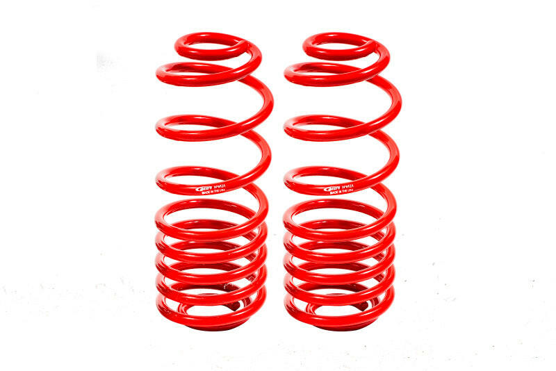 BMR 02-09 Chevrolet Trailblazer / GMC Envoy 3.0in Drop Front Lowering Springs - Red Lowering Springs BMR Suspension