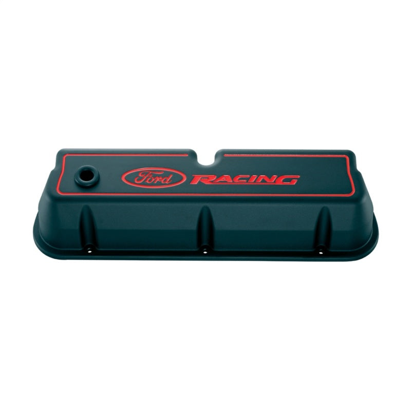 Ford Racing Logo Die-Cast Black Valve Covers Valve Covers Ford Racing