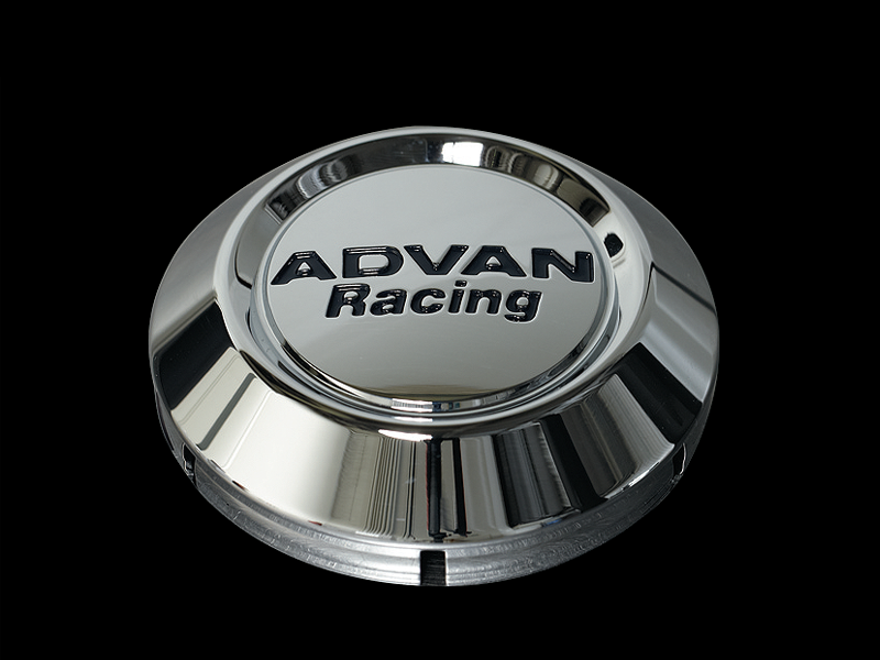 Advan 63mm Low Center Cap - Chrome Wheel Center Caps Advan