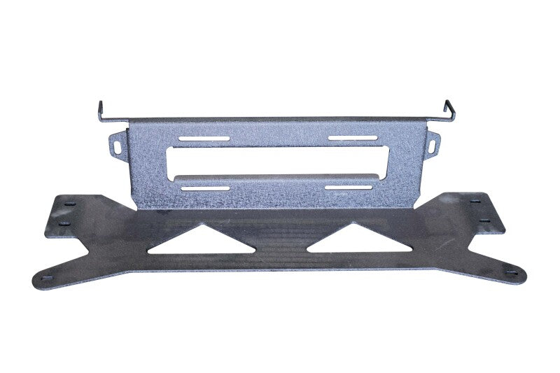 Fishbone Offroad 2021+ F150 Pelican Winch Plate Only (Fits FB22366) - Black Texture Winch Accessories Fishbone Offroad