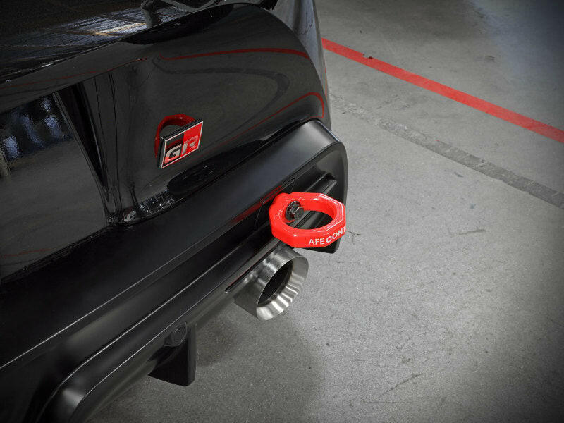 aFe Control Rear Tow Hook Red 20-21 Toyota GR Supra (A90) Other Body Components aFe