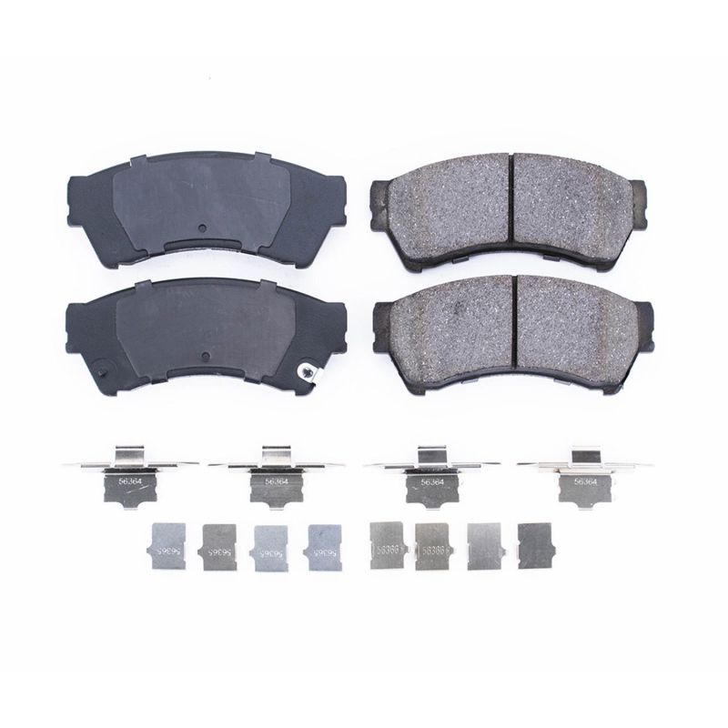 Power Stop 06-12 Ford Fusion Front Z17 Evolution Ceramic Brake Pads w/Hardware Brake Pads - OE PowerStop