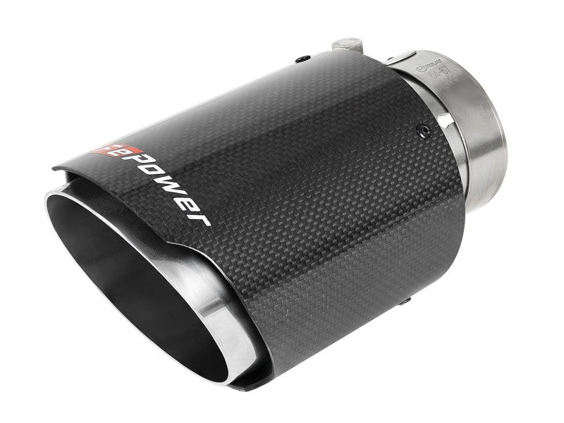 aFe 17-19 Audi A4 (B9) MACH Force-Xp 3in to 2.5in 304 SS Cat-Back Exhaust System-Dual Carbon Tips Tips aFe