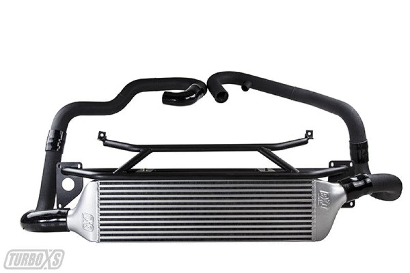 Turbo XS FMIC 2015-2017 Subaru STi - Wrinkle Black Pipes Intercooler Kits Turbo XS
