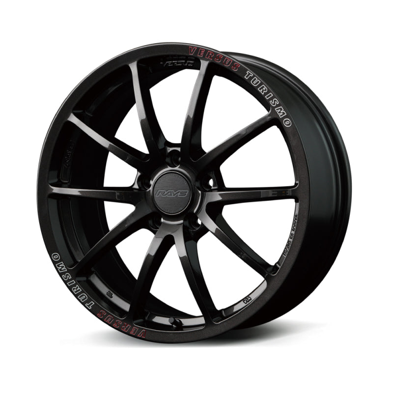 Versus VT125S 19X8.0 +42 5x108 Super Dark Gunmetal/MC/RAP (Red Clear) Wheels - Cast Versus