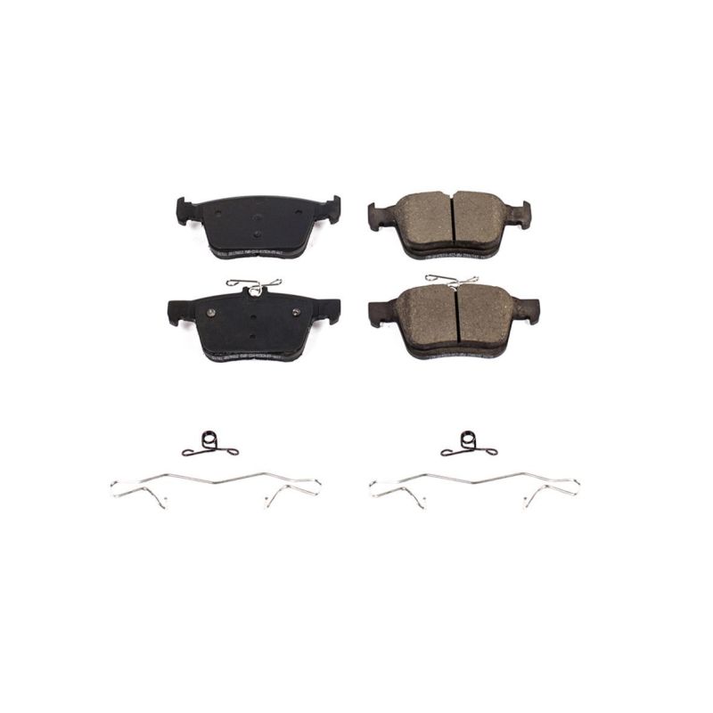 Power Stop 15-19 Audi A3 Rear Z17 Evolution Ceramic Brake Pads w/Hardware Brake Pads - OE PowerStop