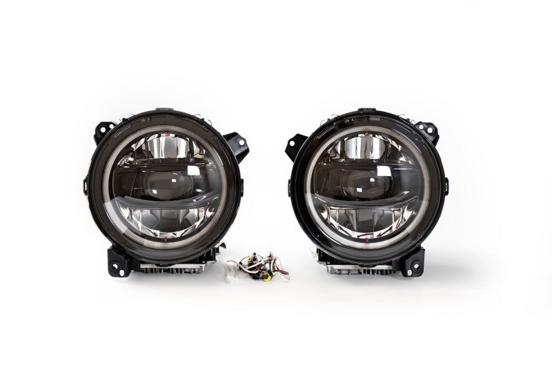 DV8 Offroad 18-22 Jeep Gladiator Wrangler LED Projector Headlights Headlights DV8 Offroad