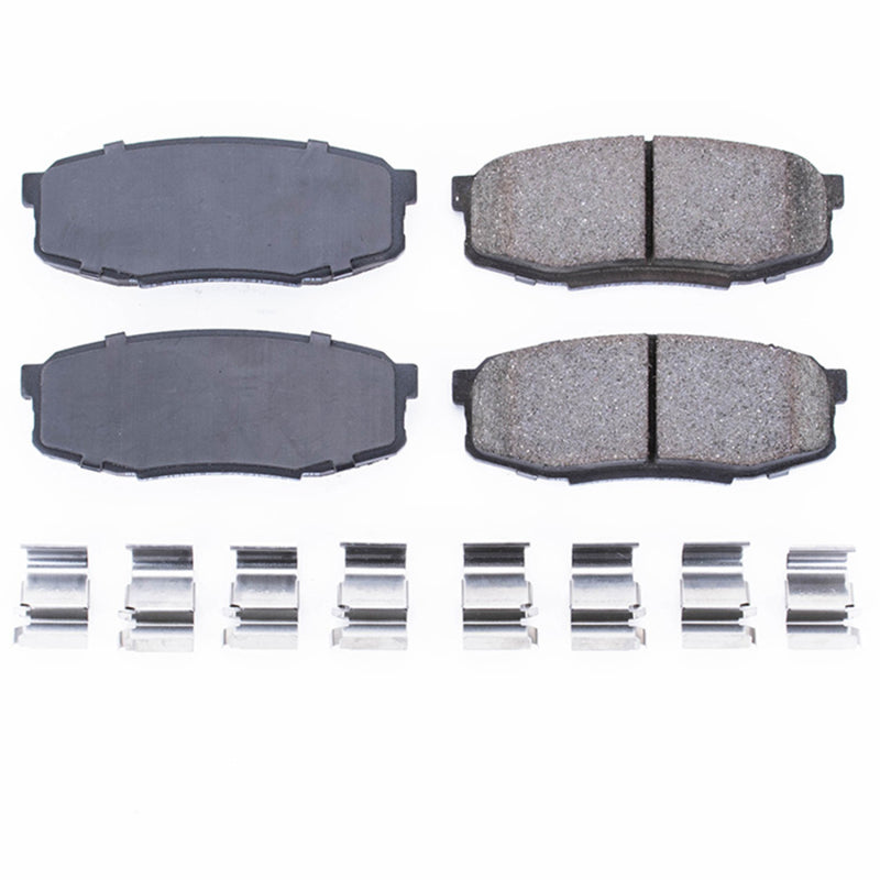 Power Stop 08-11 Lexus LX570 Rear Z17 Evolution Ceramic Brake Pads w/Hardware Brake Pads - OE PowerStop