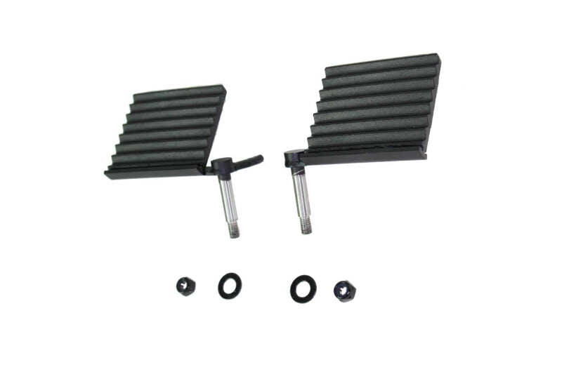 Fishbone Offroad 2018+ Jeep Wrangler JL / 2020+ Gladiator JT Foot Peg Set - Black Steps Fishbone Offroad