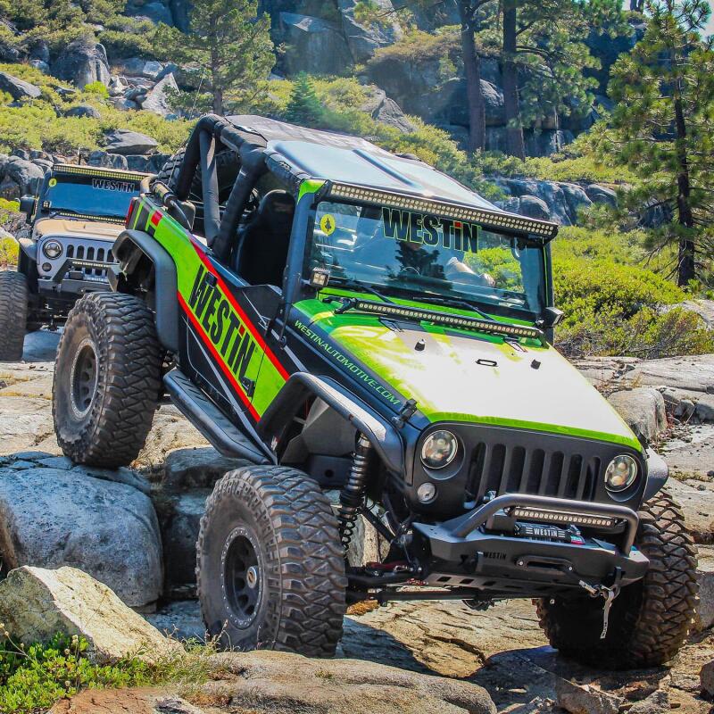 Westin/Snyper 07-17 Jeep Wrangler Tube Fenders - Front - Textured Black Fenders Westin