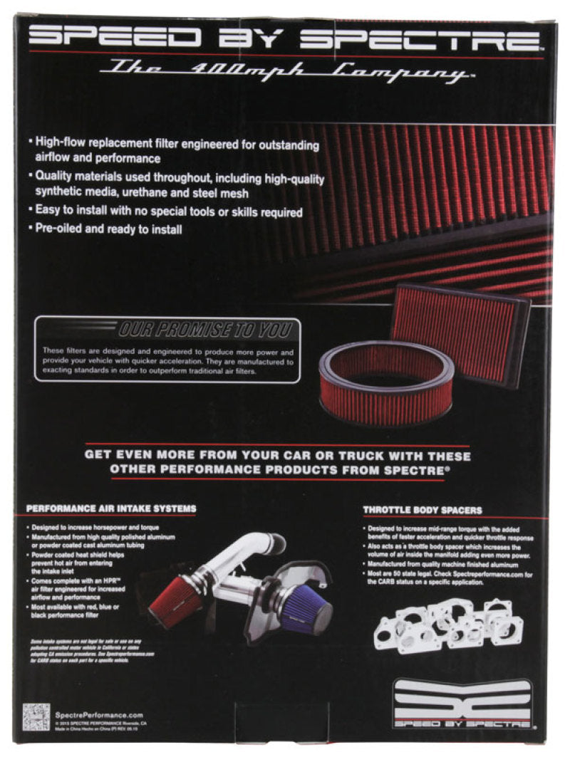 Spectre 18-19 Dodge Ram 1500 5.7L V8 F/I Replacement Panel Air Filter Air Filters - Drop In Spectre