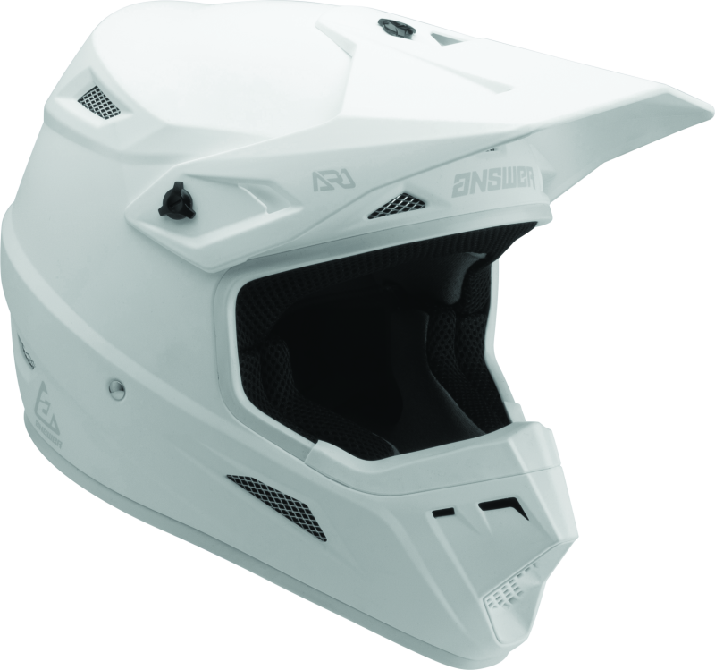 Answer AR1 Solid Helmet White Youth - Medium Helmets and Accessories Answer