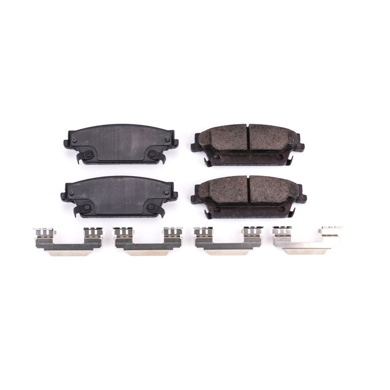 Power Stop 06-07 Cadillac CTS Rear Z17 Evolution Ceramic Brake Pads w/Hardware Brake Pads - OE PowerStop