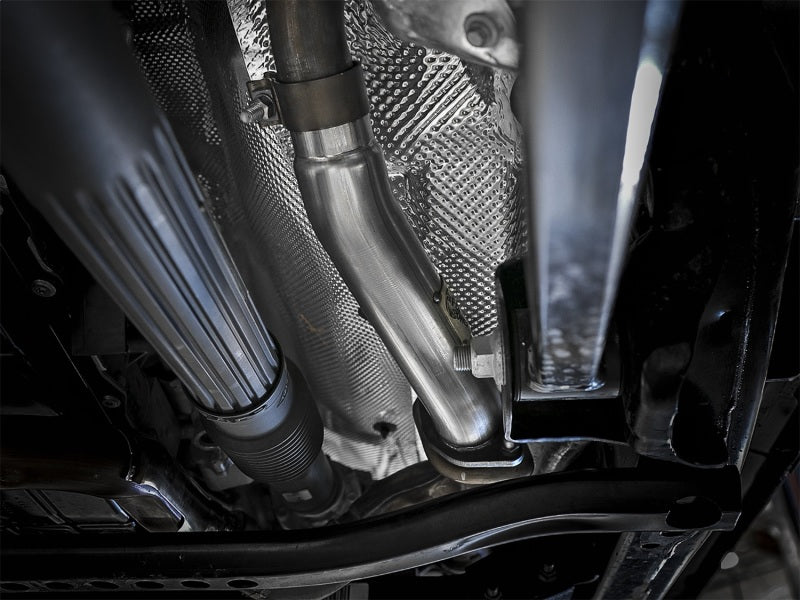 aFe Twisted Steel 2in Stainless Steel Loop Delete Down-Pipe 2018+ Jeep Wrangler (JL) V6 3.6L Downpipes aFe