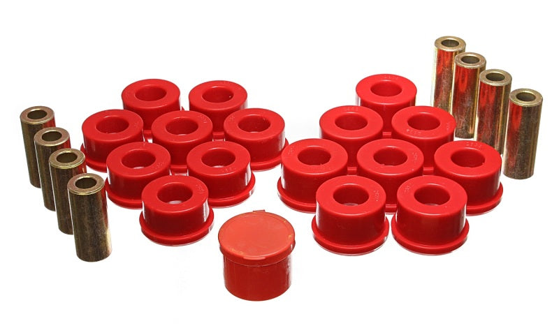 Energy Suspension Control Arm Bushings - Rear - Red Bushing Kits Energy Suspension